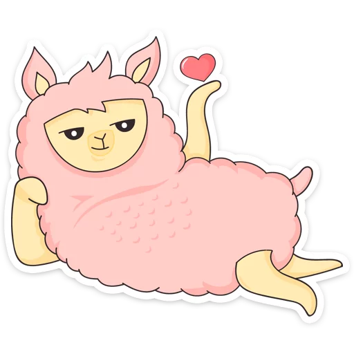 Эмодзи Лама Молли