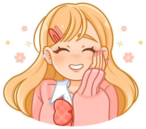 Эмодзи Момо без надписей