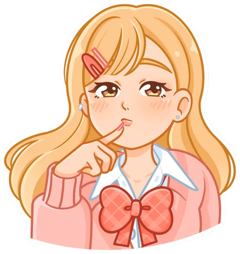 Эмодзи Момо без надписей