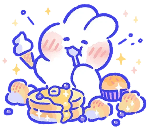 Эмодзи lovely mongmong