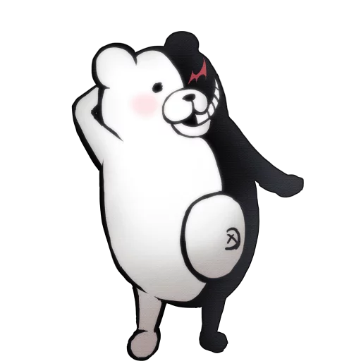 Эмодзи Monokuma Danganronpa stickers