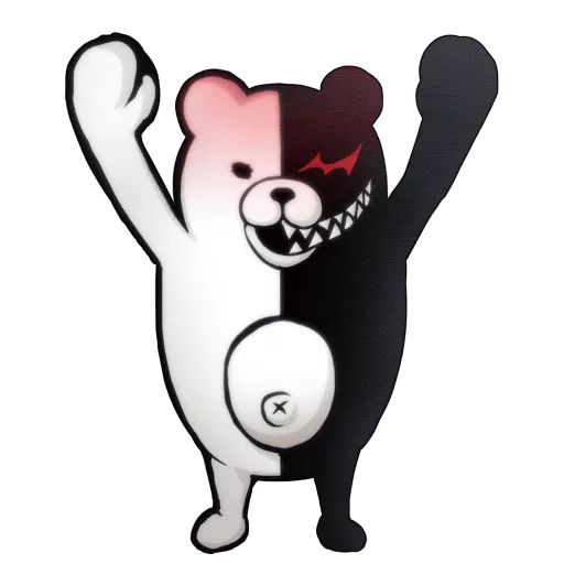 Эмодзи Monokuma Danganronpa stickers