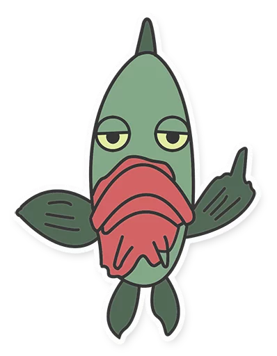 Эмодзи Мозги трески