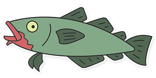 Эмодзи Мозги трески