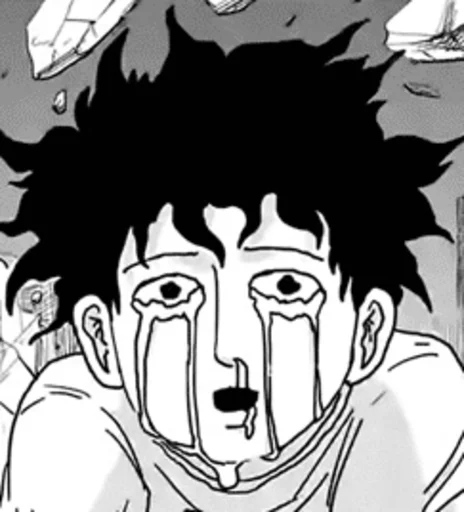 Эмодзи mob psycho 100 manga