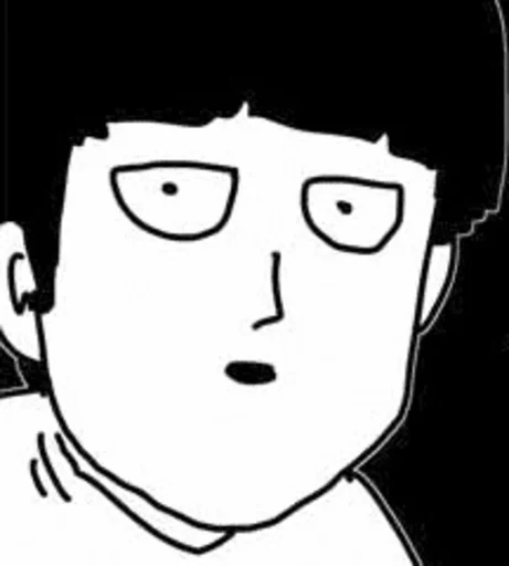 Эмодзи mob psycho 100 manga
