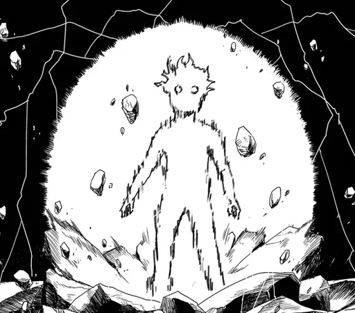 Эмодзи mob psycho 100 manga