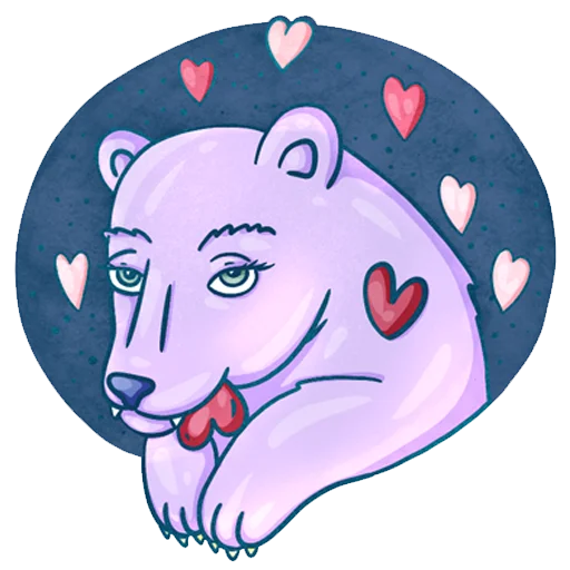 Эмодзи Mrs. Purple