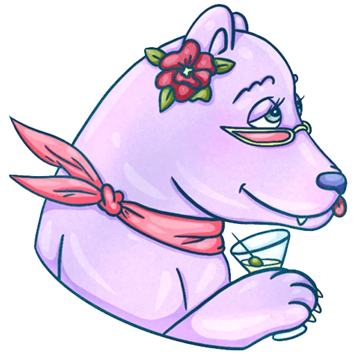 Эмодзи Mrs. Purple