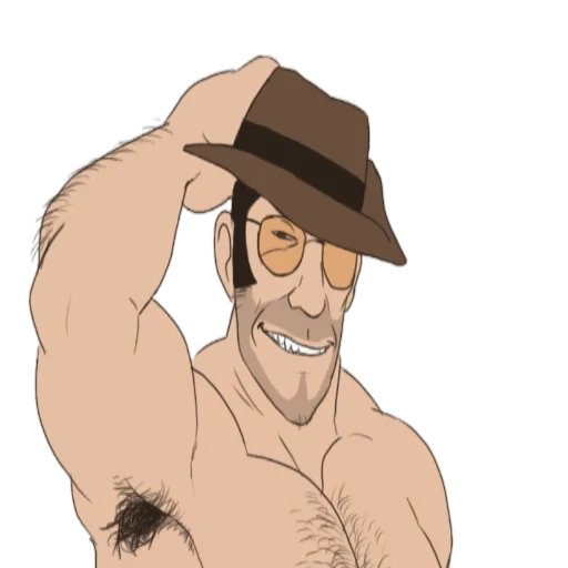Эмодзи Muscle guys TF2