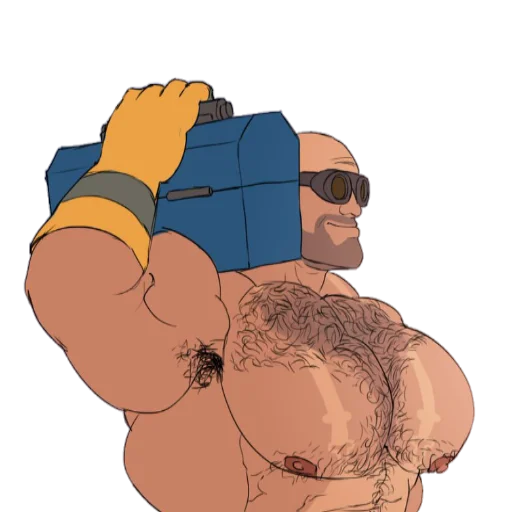 Эмодзи Muscle guys TF2