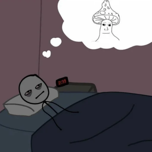 Эмодзи mushroom man