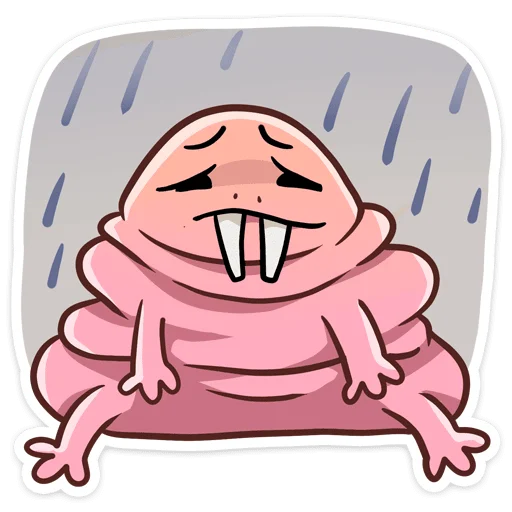 Эмодзи Голый землекоп