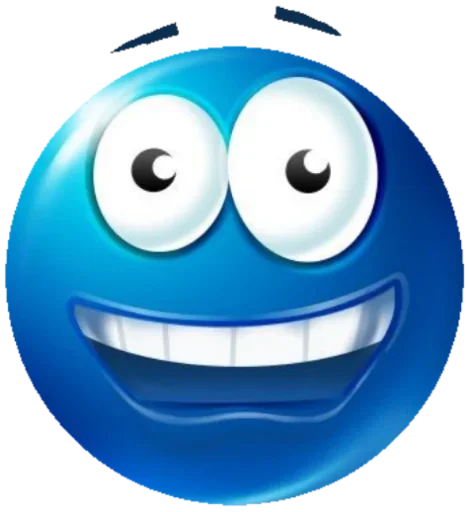 Эмодзи Blue faces
