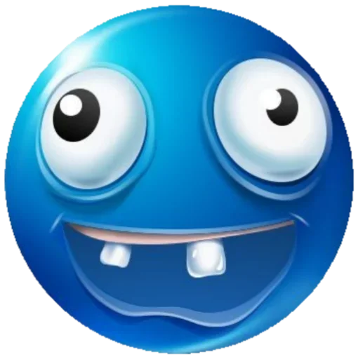Эмодзи Blue faces