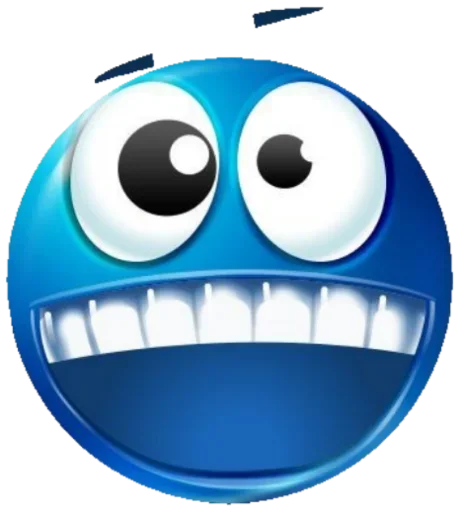 Эмодзи Blue faces