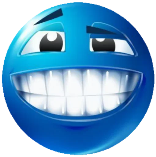 Эмодзи Blue faces