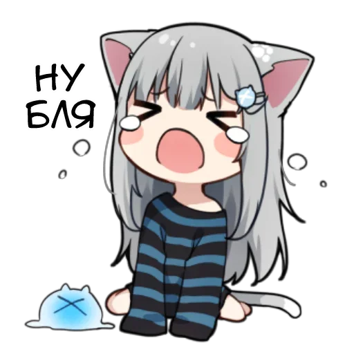 Эмодзи Неко-тян