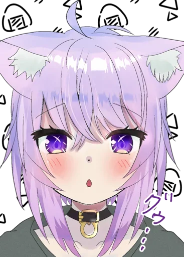 Эмодзи Nekomata Okayu