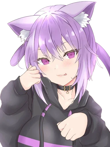 Эмодзи Nekomata Okayu