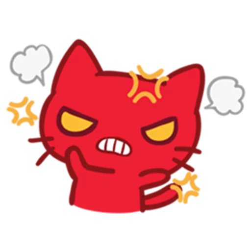 Эмодзи What does the cat say ... Meow