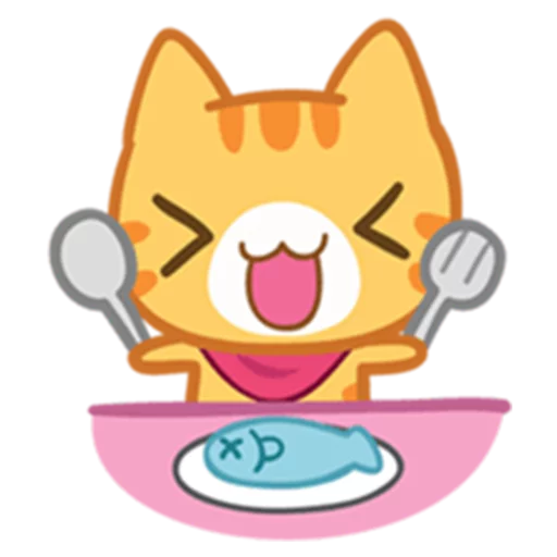 Эмодзи What does the cat say ... Meow