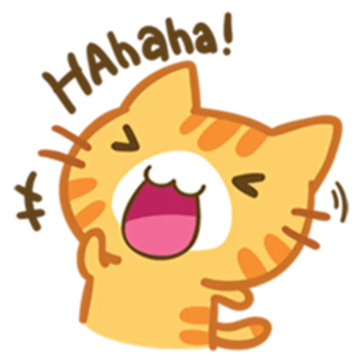 Эмодзи What does the cat say ... Meow