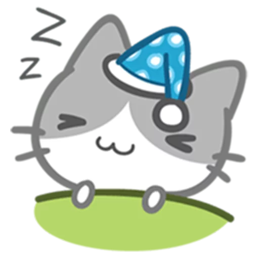 Эмодзи What does the cat say ... Meow
