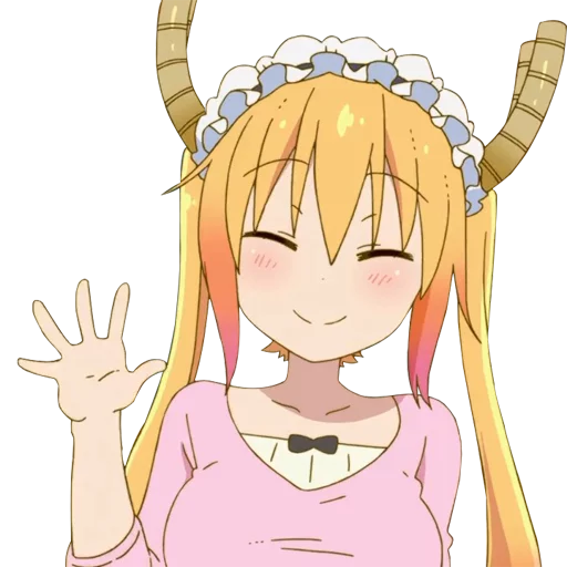 Эмодзи Kobayashi-san Chi no Maid Dragon
