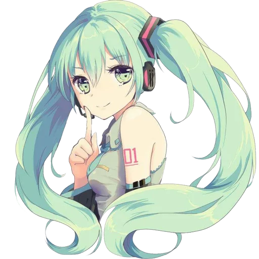 Эмодзи Hatsune Miku