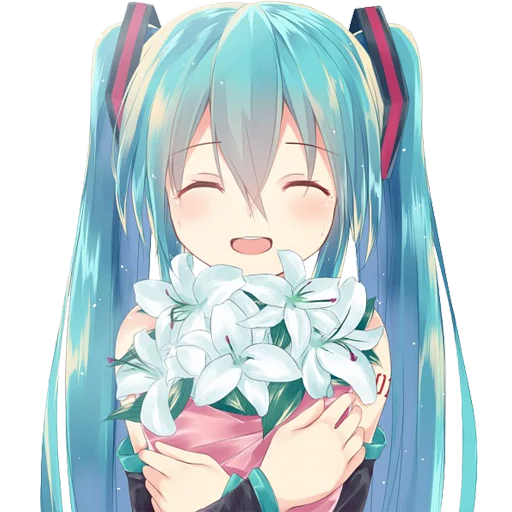 Эмодзи Hatsune Miku