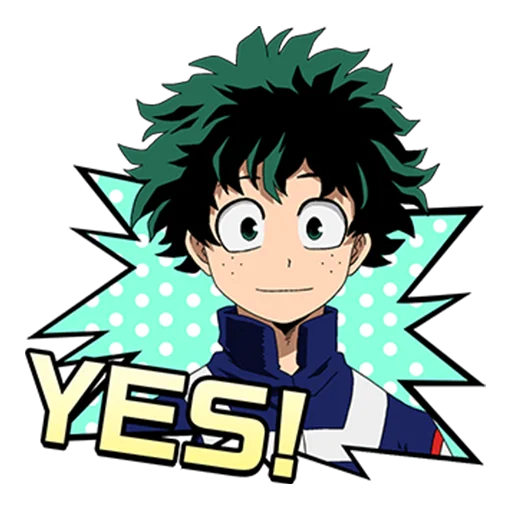 Эмодзи My Hero Academia 2