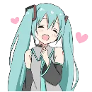 Эмодзи HATSUNE MIKU