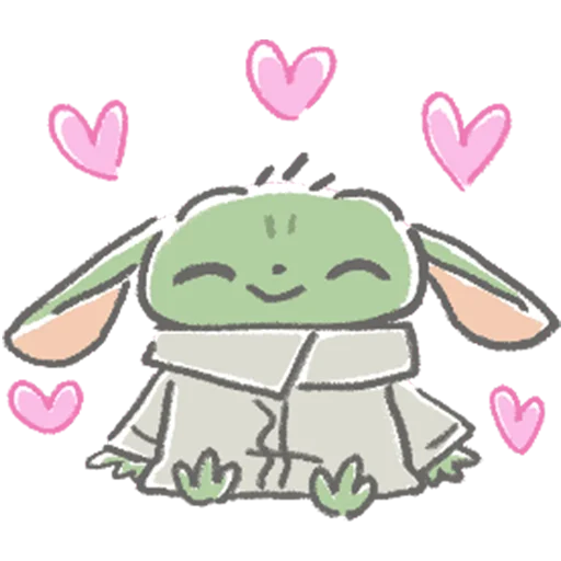 Эмодзи Child Mandalorian