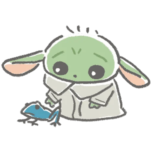 Эмодзи Child Mandalorian