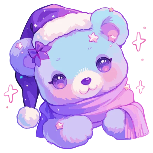 Эмодзи новогодние звери