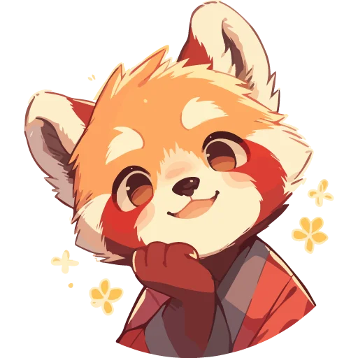 Эмодзи Red pandas