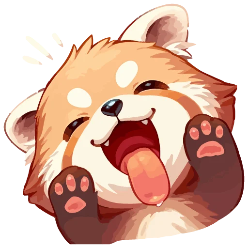 Эмодзи Red pandas