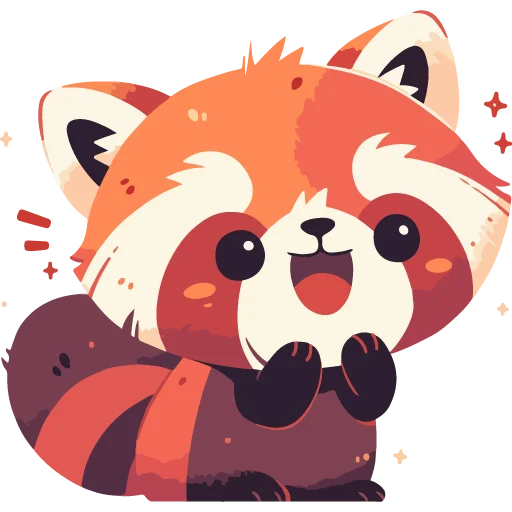Эмодзи Red pandas