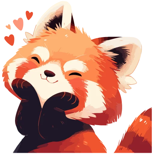Эмодзи Red pandas