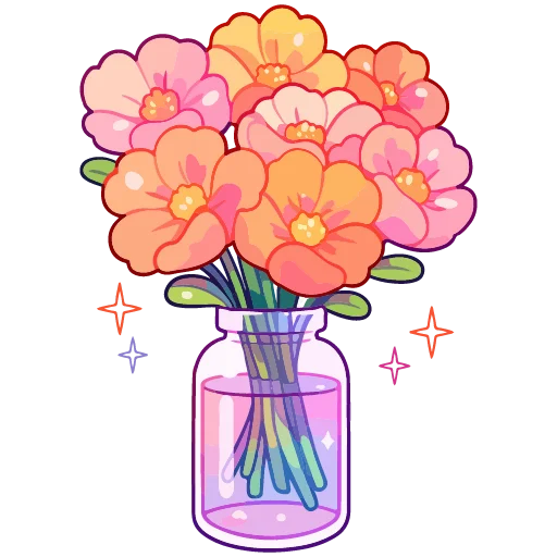 Эмодзи цветы