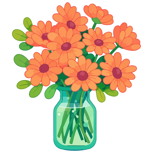 Эмодзи цветы