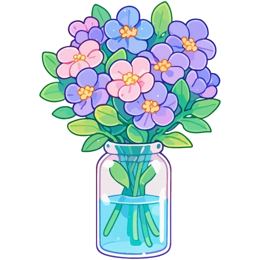 Эмодзи цветы