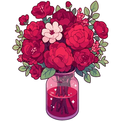 Эмодзи цветы