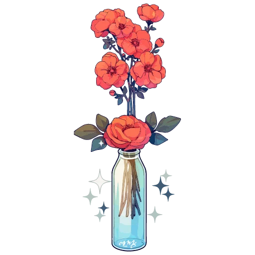 Эмодзи цветы