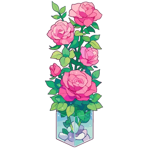 Эмодзи цветы