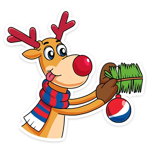 Эмодзи Новогодние моменты