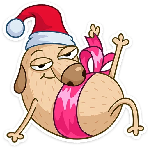 Эмодзи Новогодний Дигги