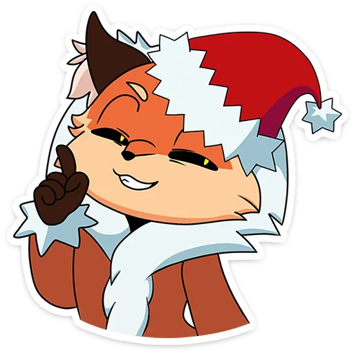 Эмодзи Новогодняя Алиса