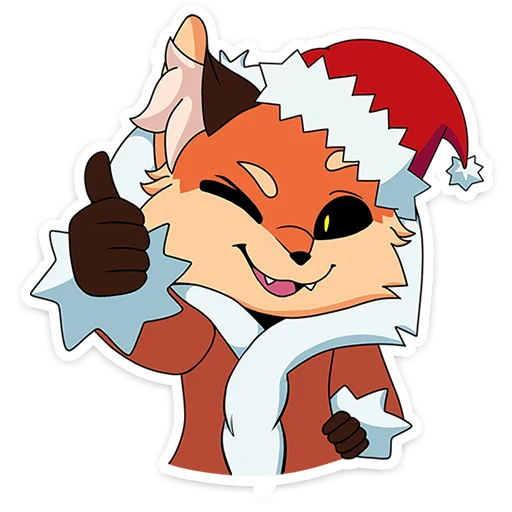 Эмодзи Новогодняя Алиса